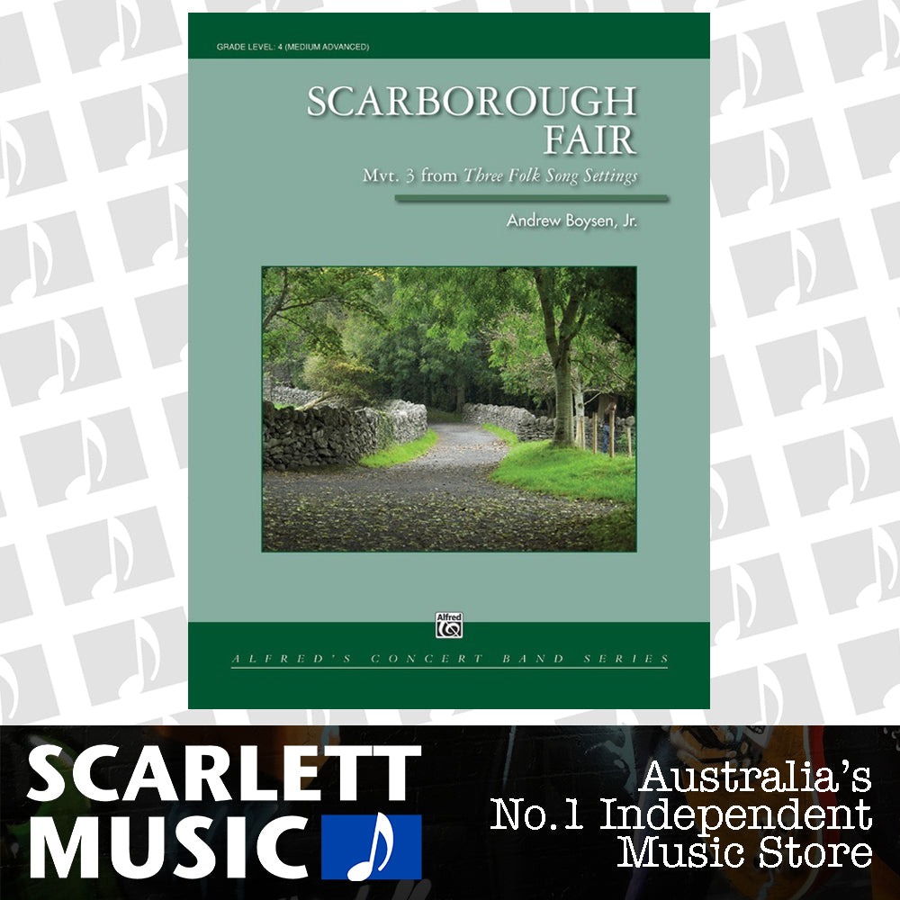 Scarborough Fair Concert Band Sheet Music Grade 4 — view 2