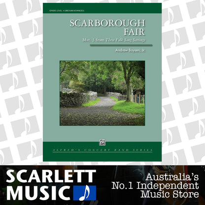 Scarborough Fair Concert Band Sheet Music Grade 4 — view 2