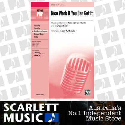 Nice Work If You Can Get It SATB — view 2
