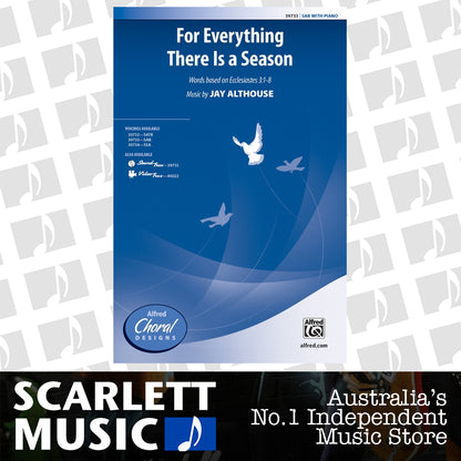 For Everything There Is A Season SAB — view 2