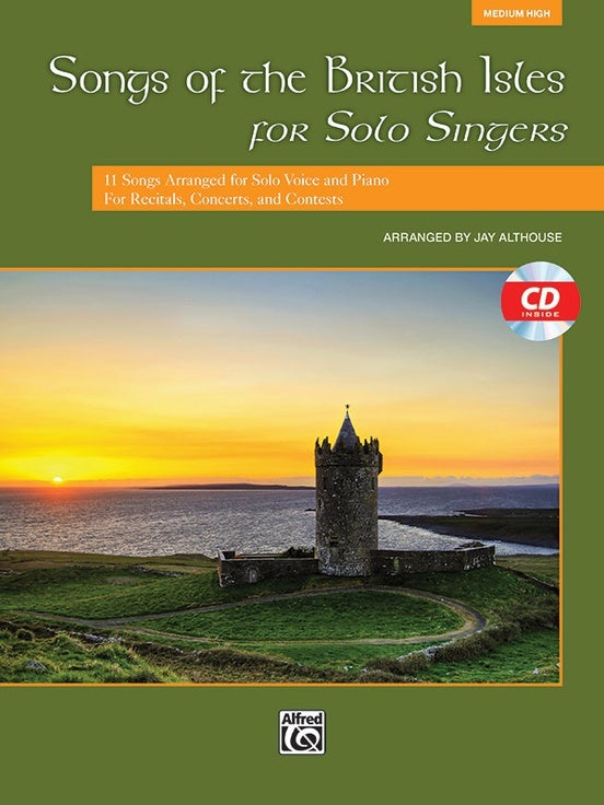 Songs of the British Isles Vocal Sheet Music Book with CD Medium/High
