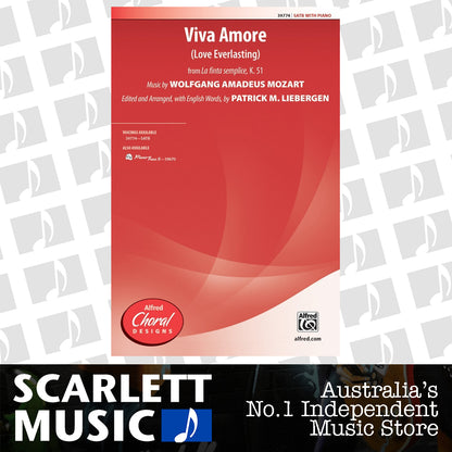Viva Amore SATB Choral Sheet Music — view 2