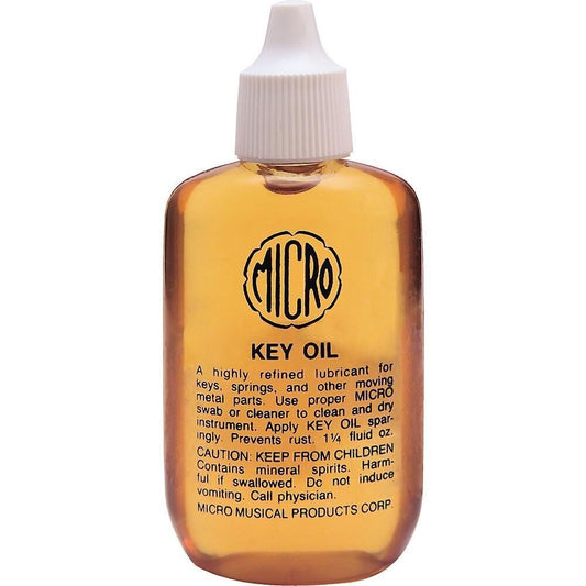Micro Key Oil 1.25 FL OZ Lubricant for Woodwind Instrument Keys