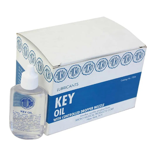 Micro Key Oil - 1 ¼ fl. oz, Gum-free, Odourless, Shatterproof, Leakproof, Controlled Dropper Nozzle, Lubricant