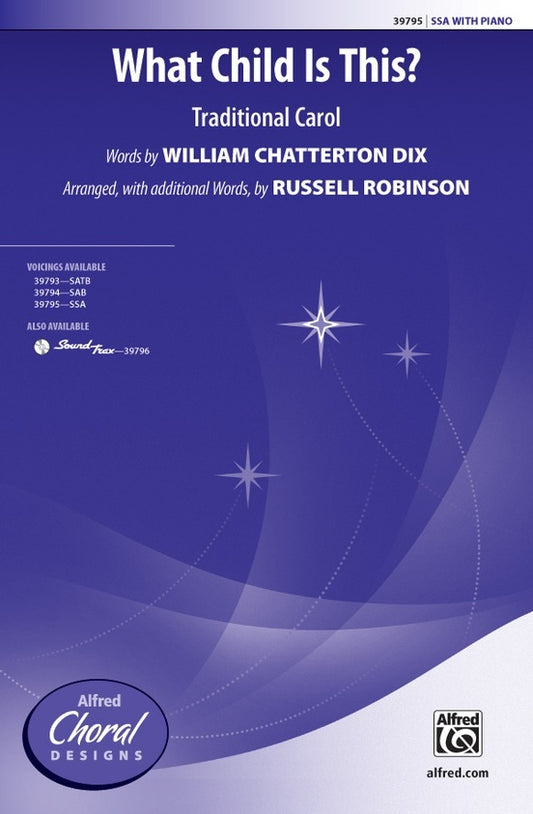 What Child Is This? SSA Choral Sheet Music