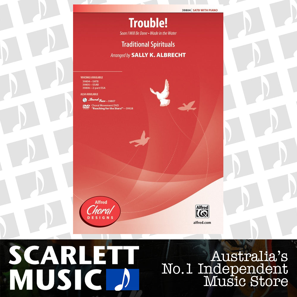 Trouble SATB Choral Sheet Music — view 2