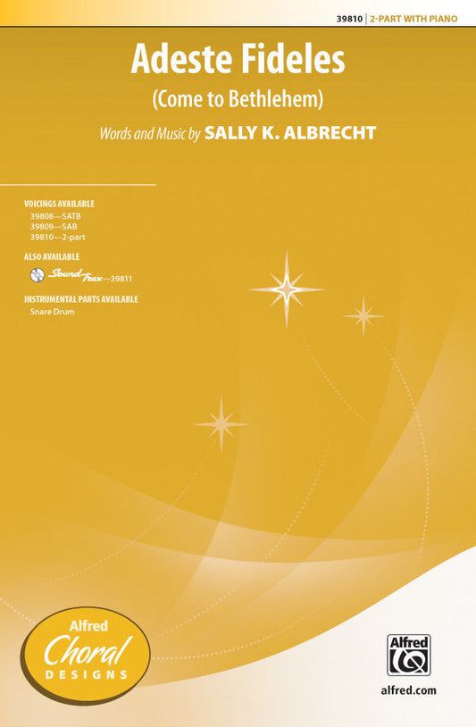 Adeste Fideles SA Choral Sheet Music