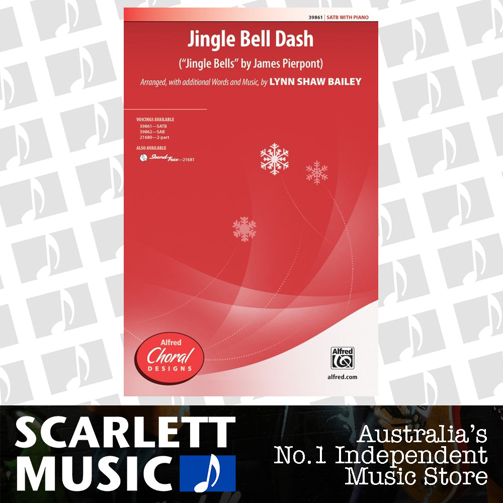 Jingle Bell Dash SATB — view 2