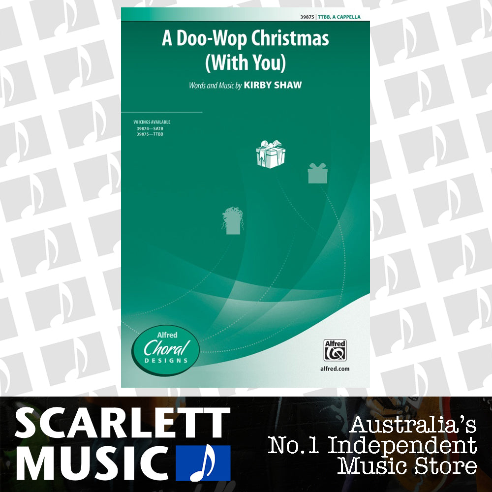 A Doo-Wop Christmas with You TTBB Choral Sheet Music for Male Voices — view 2