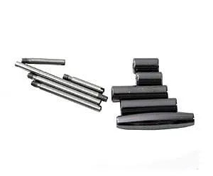Sax Black Roller Set for Alto Saxophone (5 Pieces with Screws)
