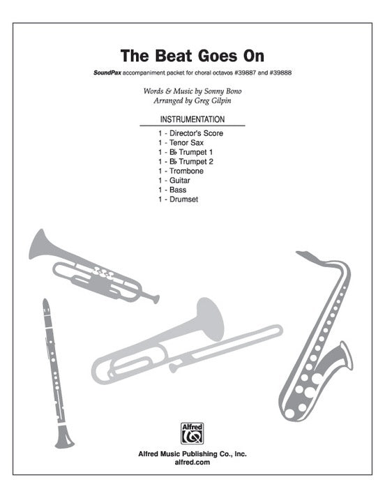 Beat Goes On S/PAX Choral Sheet Music