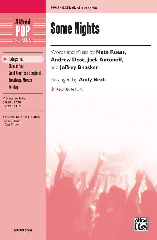 Some Nights SATB Choral Sheet Music