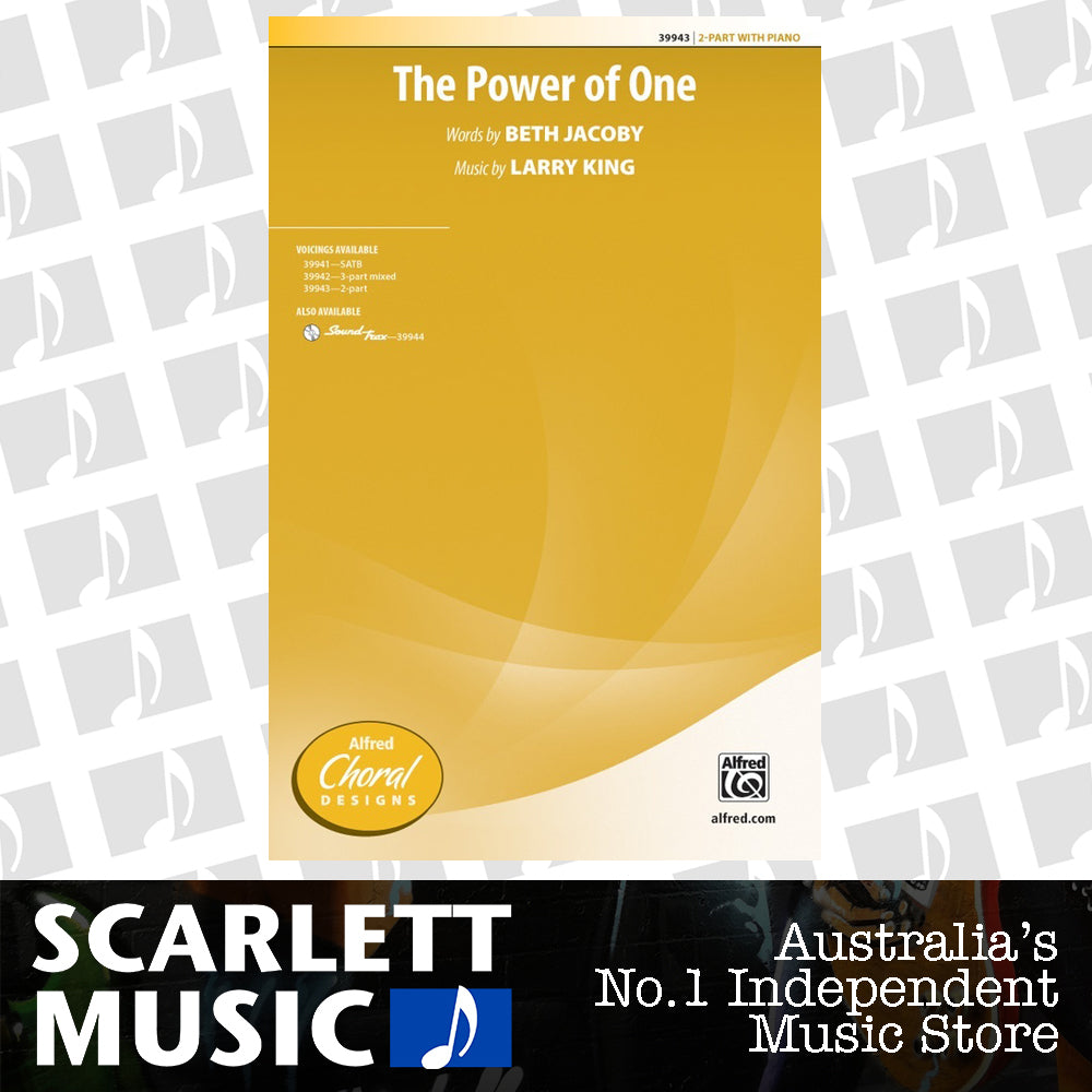 The Power of One SA Choral Sheet Music — view 2