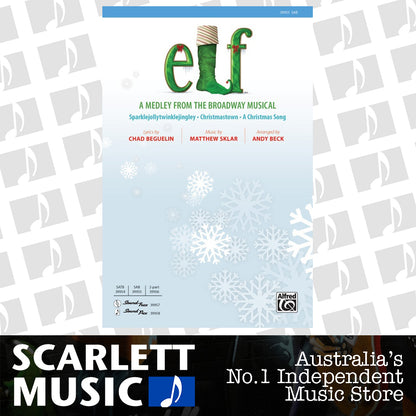 Elf A Medley From The Broadway Musical SAB — view 2