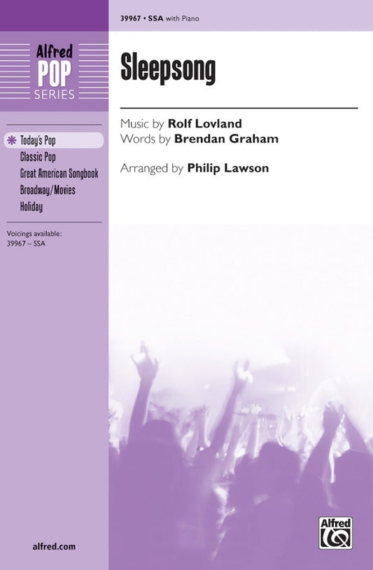 Sleepsong SSA Choral Sheet Music