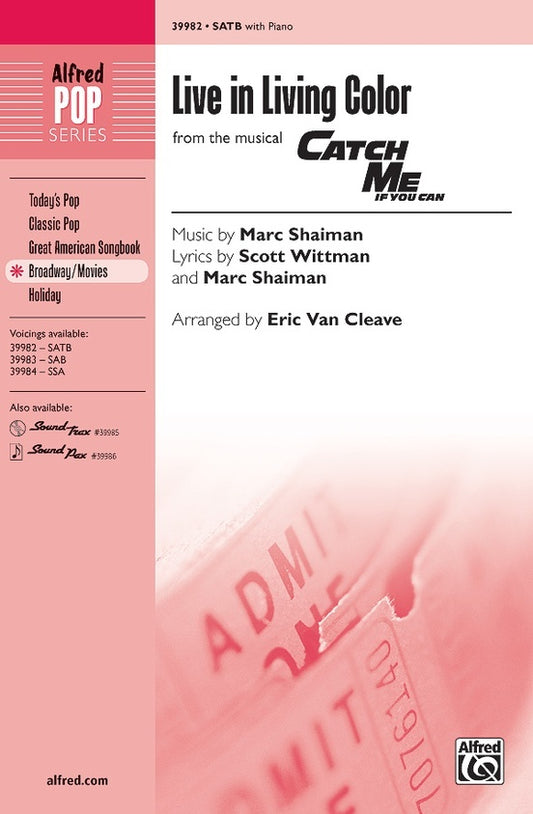 Live In Living Color SATB