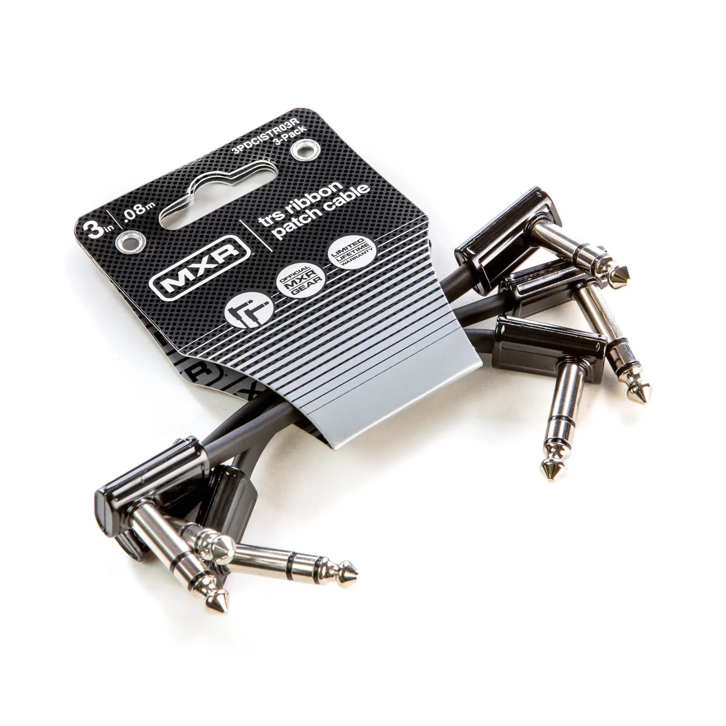 MXR Ribbon TRS Patch Cable 3 Inch - 3 Pack — view 3