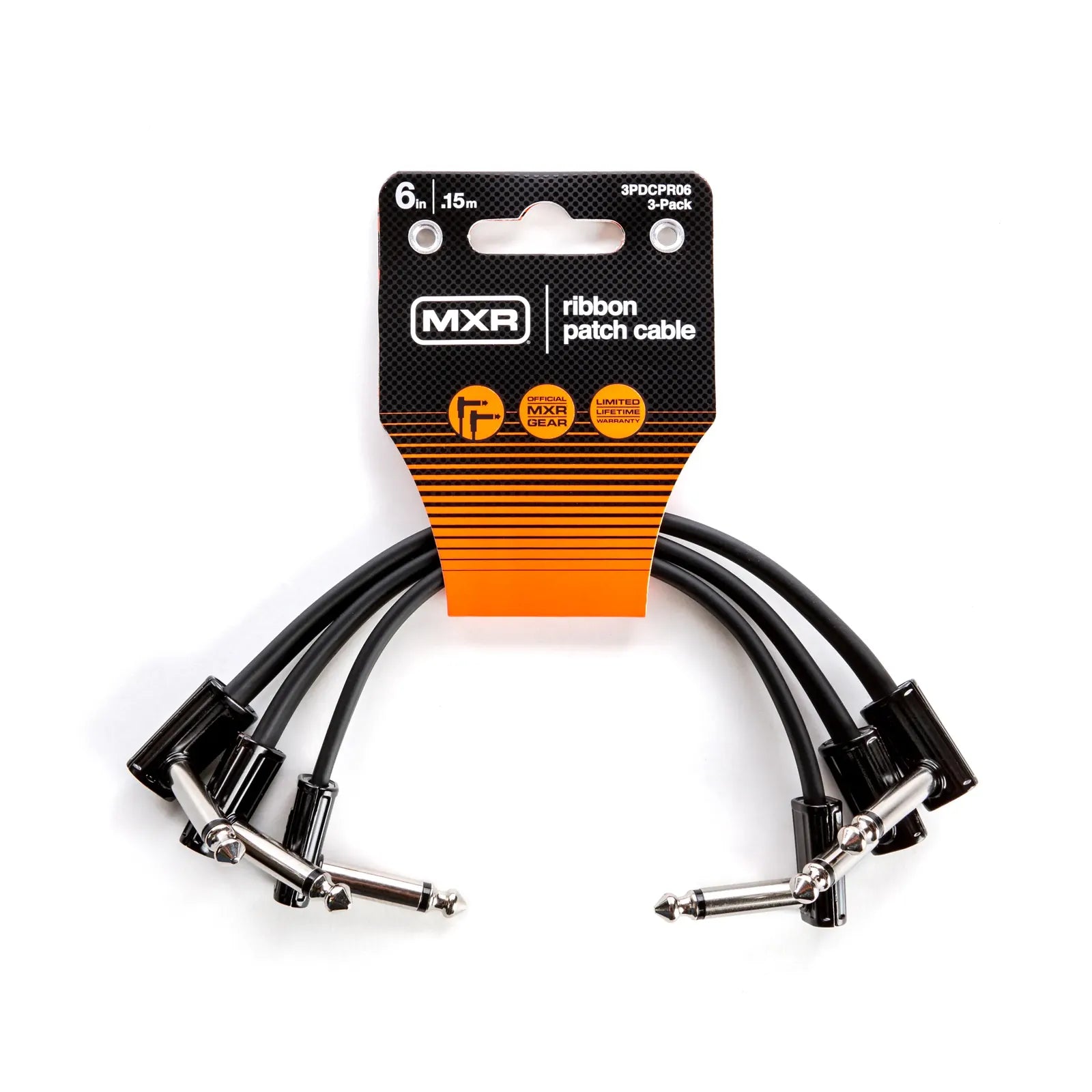MXR Ribbon Patch Cable 6 Inch - 3 Pack