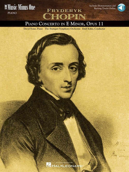 Chopin: Piano Concerto in E Minor, Op. 11 — Piano Book/Online Audio (Music Minus One)