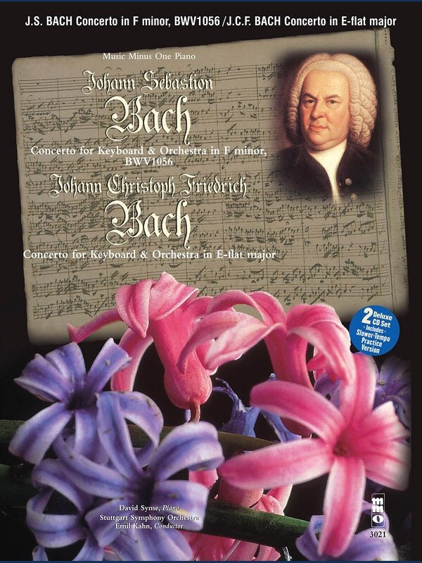 Bach: Piano Concerto in F Minor BWV 1056 & E-flat Major — Book/Online Audio (Music Minus One)