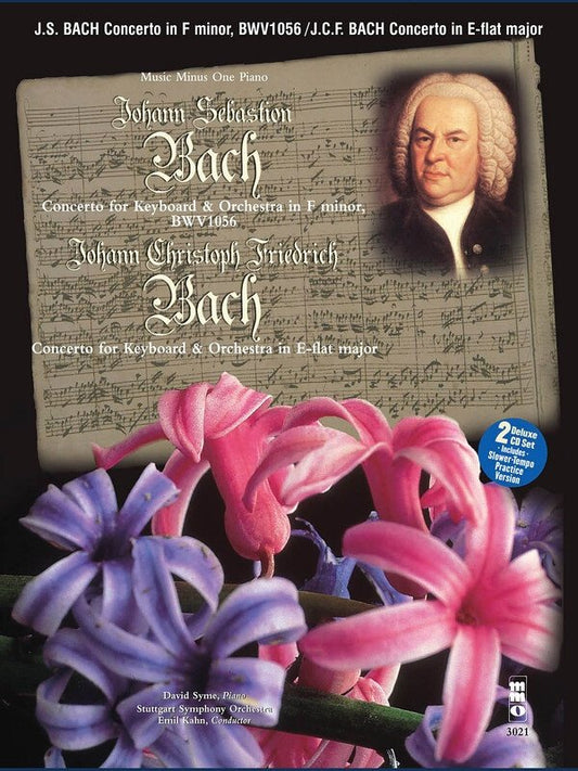 Bach: Piano Concerto in F Minor BWV 1056 & E-flat Major — Book/Online Audio (Music Minus One)