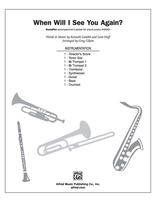 When Will I See You Again Guitar Sheet Music S/PAX