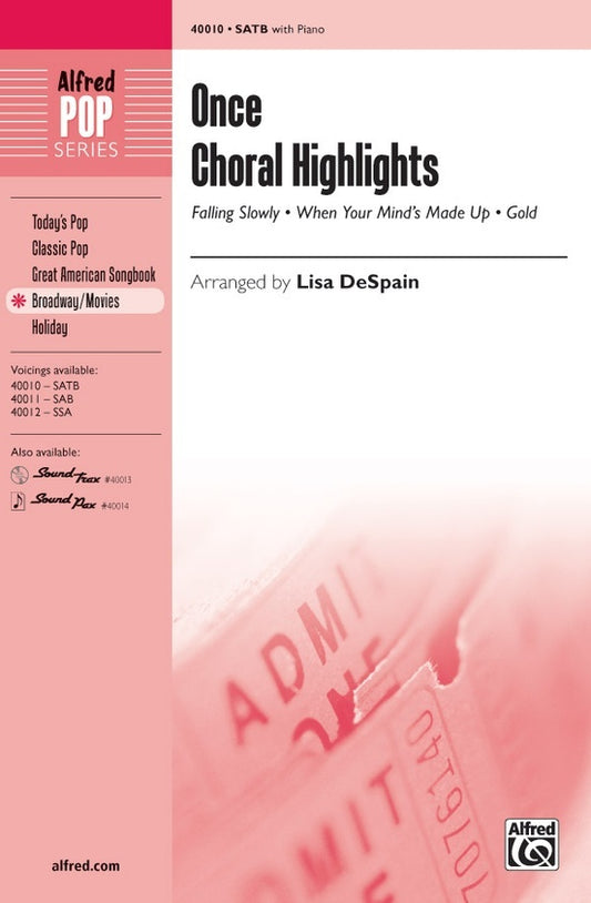 Once Choral Highlights SATB