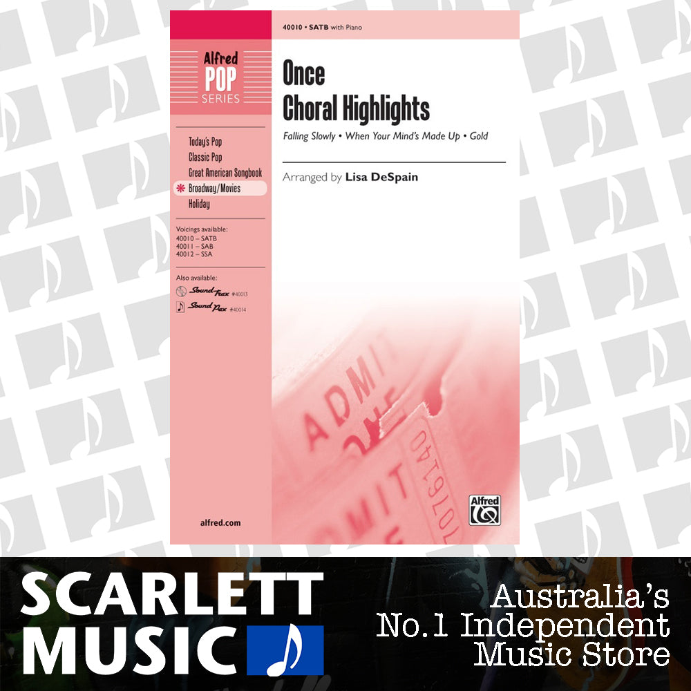 Once Choral Highlights SATB — view 2