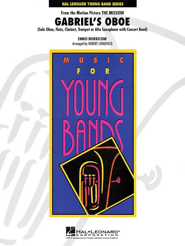 Gabriels Oboe (The Mission) Solo And Band Cb3 Sc/Pts (Hal Leonard)