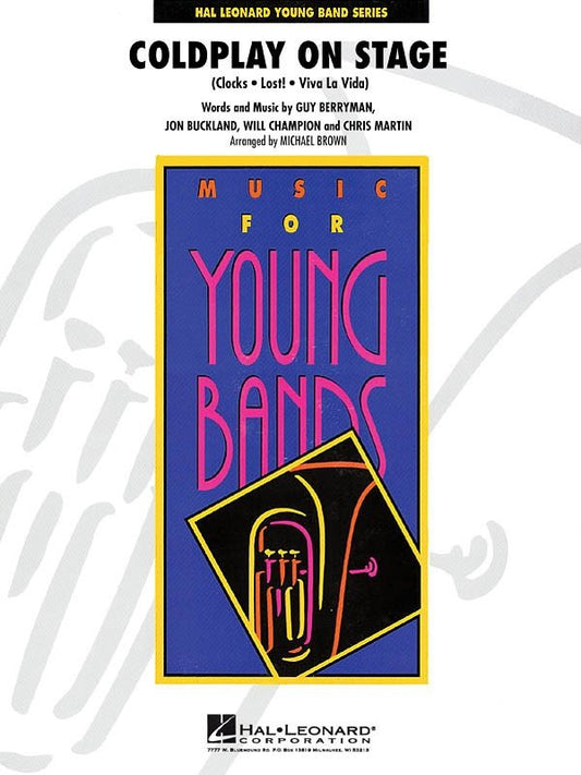 Coldplay on Stage — Concert Band Grade 3, Score & Parts (Hal Leonard, Young Concert Band)