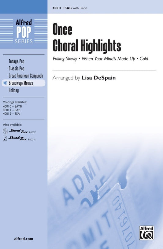 Once Choral Highlights SAB