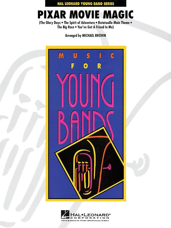 Pixar Movie Magic for Concert Band — Grade 3, Score & Parts (Hal Leonard, Young Concert Band)