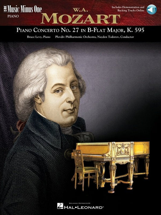 Mozart: Piano Concerto No. 27, K. 595 — Book/Online Audio (Music Minus One)