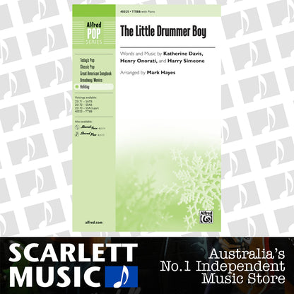 Little Drummer Boy TTBB — view 2