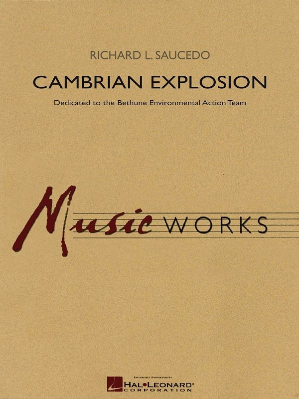Cambrian Explosion — Concert Band MusicWorks Grade 5, Full Score Only (Hal Leonard)