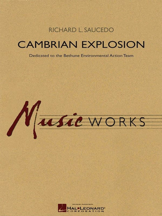 Cambrian Explosion — Concert Band MusicWorks Grade 5, Full Score Only (Hal Leonard)