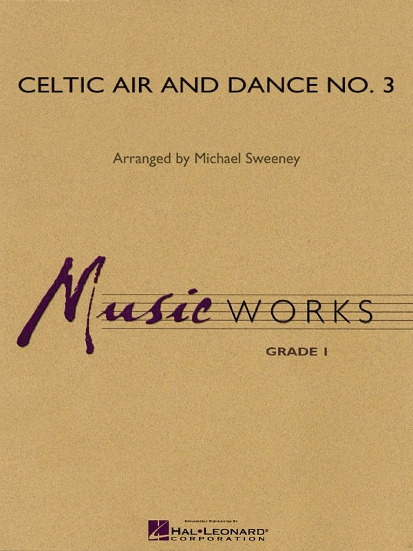 Celtic Air and Dance No. 3 — Concert Band Grade 1 Score & Parts (Hal Leonard)