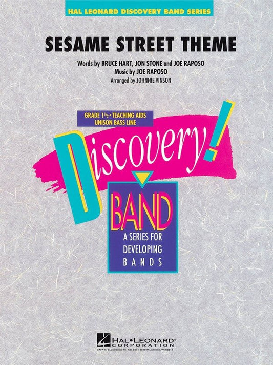 Sesame Street Theme — Discovery Concert Band Grade 1.5, Score & Parts (Hal Leonard)
