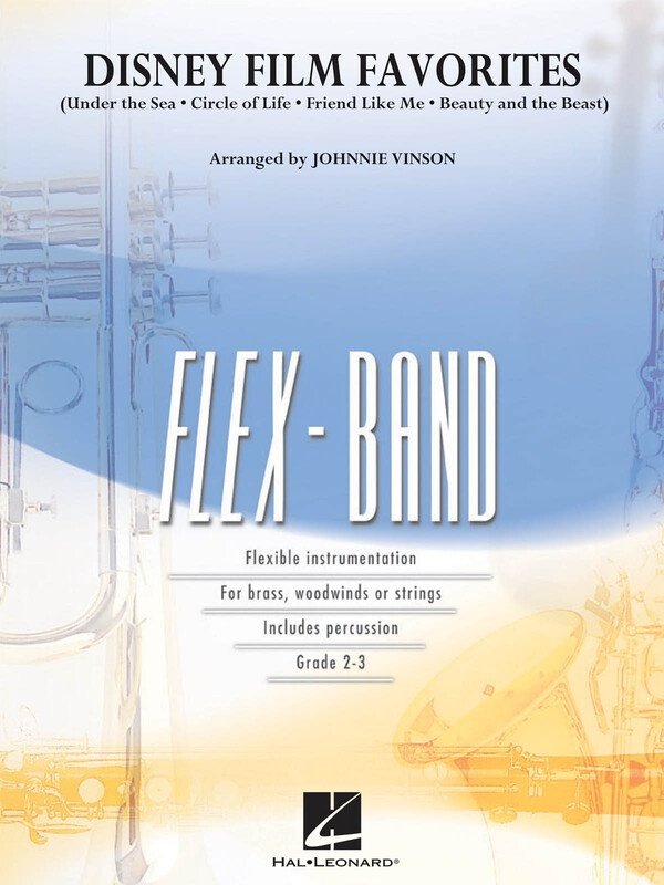 Disney Film Favorites — FlexBand Grades 2–3, Score & Parts (Hal Leonard)