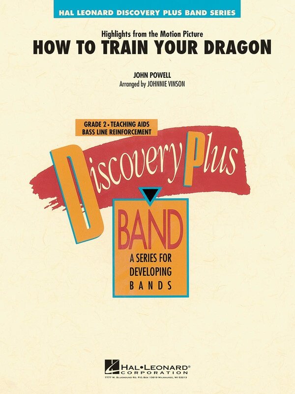 Highlights from How to Train Your Dragon — Concert Band Grade 2, Score & Parts (Hal Leonard)