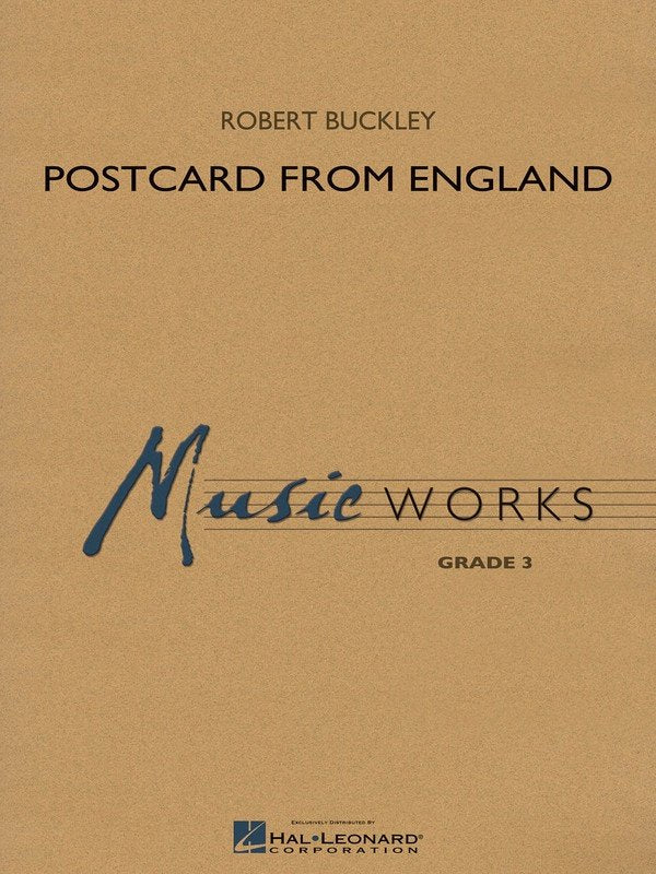 Postcard from England — Concert Band MusicWorks Grade 3, Score & Parts (Hal Leonard)