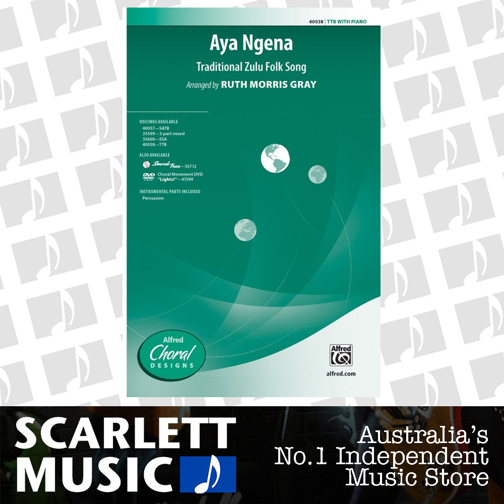 Aya Ngena TTB Choral Sheet Music — view 2