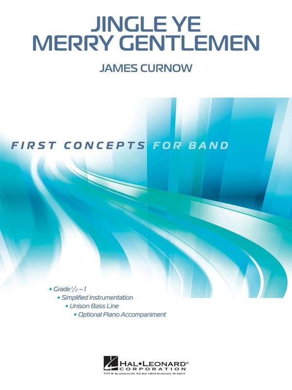 Jingle Ye Merry Gentlemen — Concert Band Grade 1, Score & Parts (Hal Leonard)