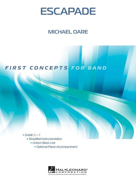 Escapade — Concert Band Grade 1, Score & Parts (Hal Leonard First Concepts)