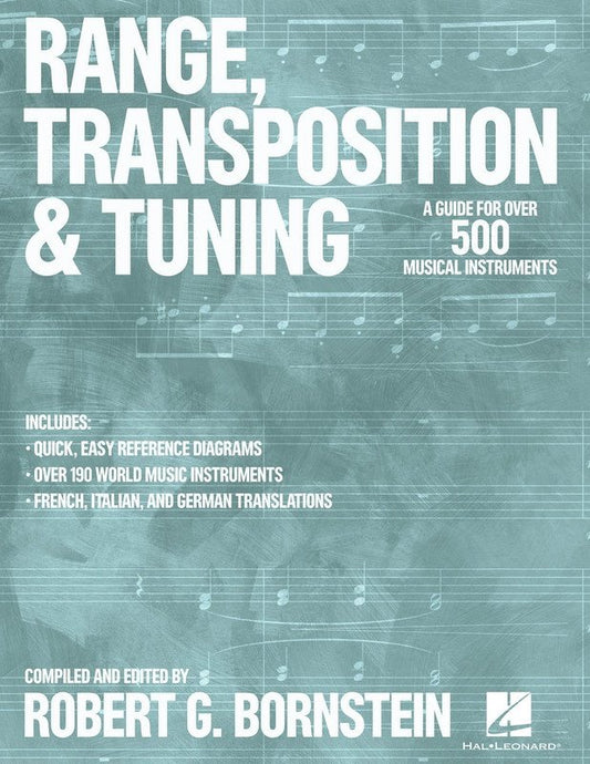 Range, Transposition and Tuning — Instrumental Reference (Hal Leonard)