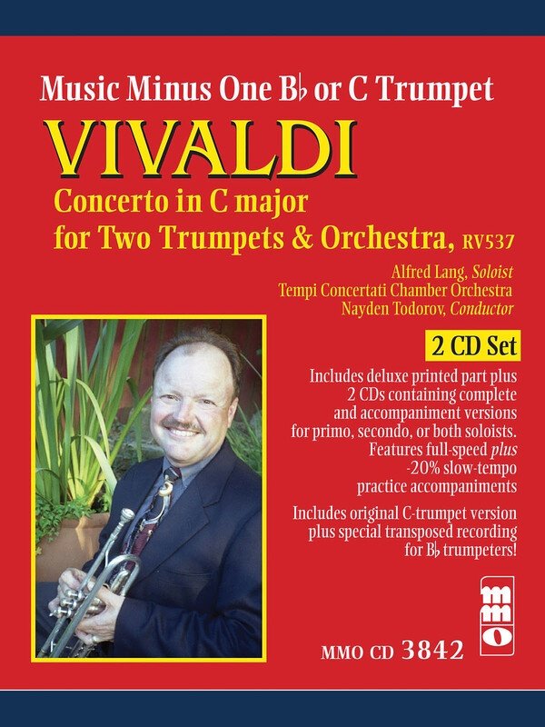Vivaldi: Concerto for Two Trumpets — Book/CD (Music Minus One)
