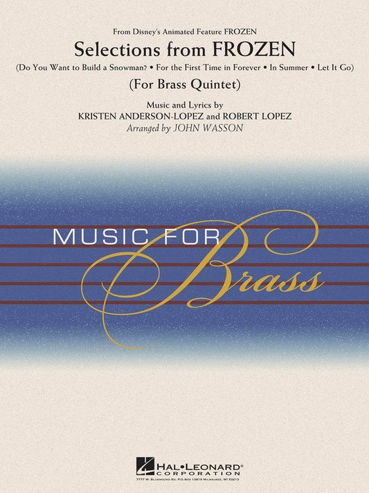 Selections from Frozen — Brass Quintet (Hal Leonard)