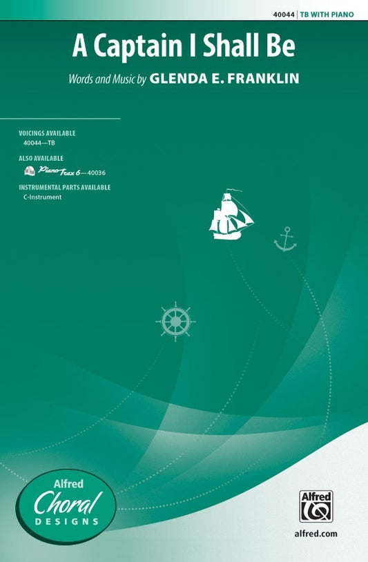 A Captain I Shall Be TTBB Choral Sheet Music