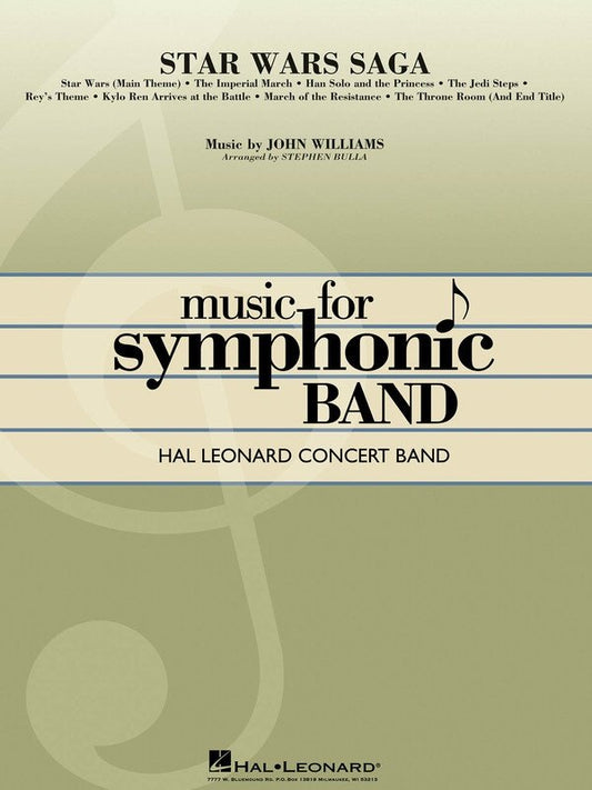 Star Wars Saga — Concert Band Grade 4 Score & Parts (Hal Leonard)