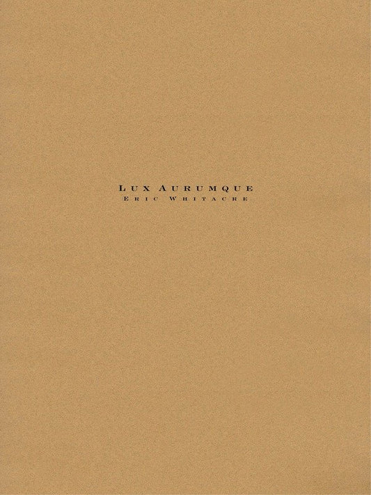 Lux Aurumque — Full Orchestra Score & Parts (Hal Leonard)